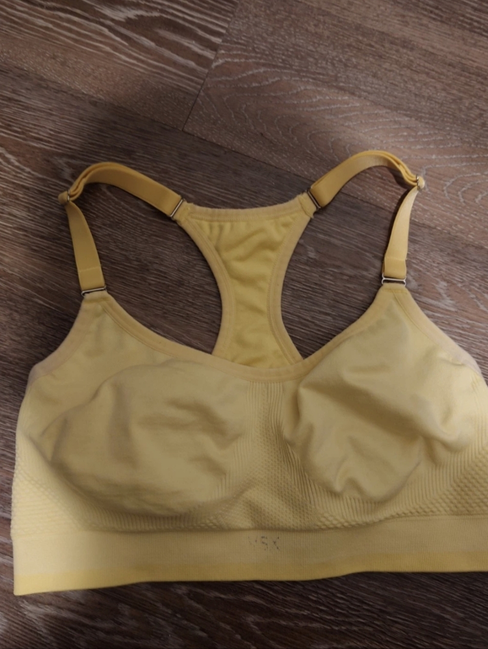 Women's Yellow Supportive Sports Bra — Lightweight Active Crop From VSX